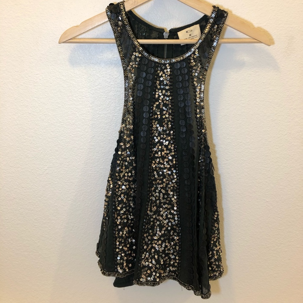 Urban Outfitters Sequined Racer Tank - Picture 4 of 7
